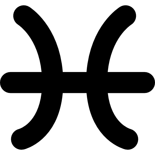 Icono del signo zodiacal de Piscis